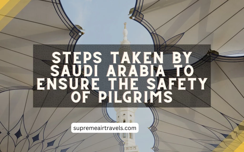 A picture of a group of pilgrims performing Umrah together - "Muslim pilgrims performing Umrah in Mecca"