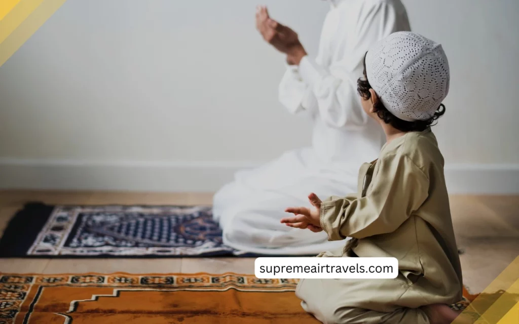 A person giving food to someone in need, highlighting the increased empathy and compassion developed through fasting